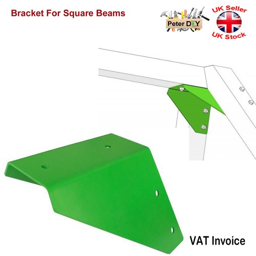 Green bracket for square - square, beams