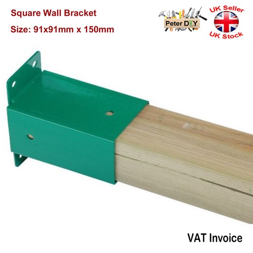 Green wall bracket for square - green,