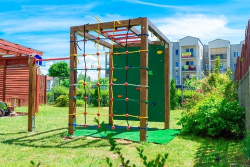 Powder coated metal monkey - powder,