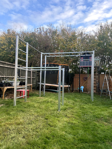 Outdoor calisthenics station - outdoor,