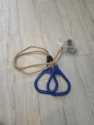 Blue gymnastic rings - blue, for
